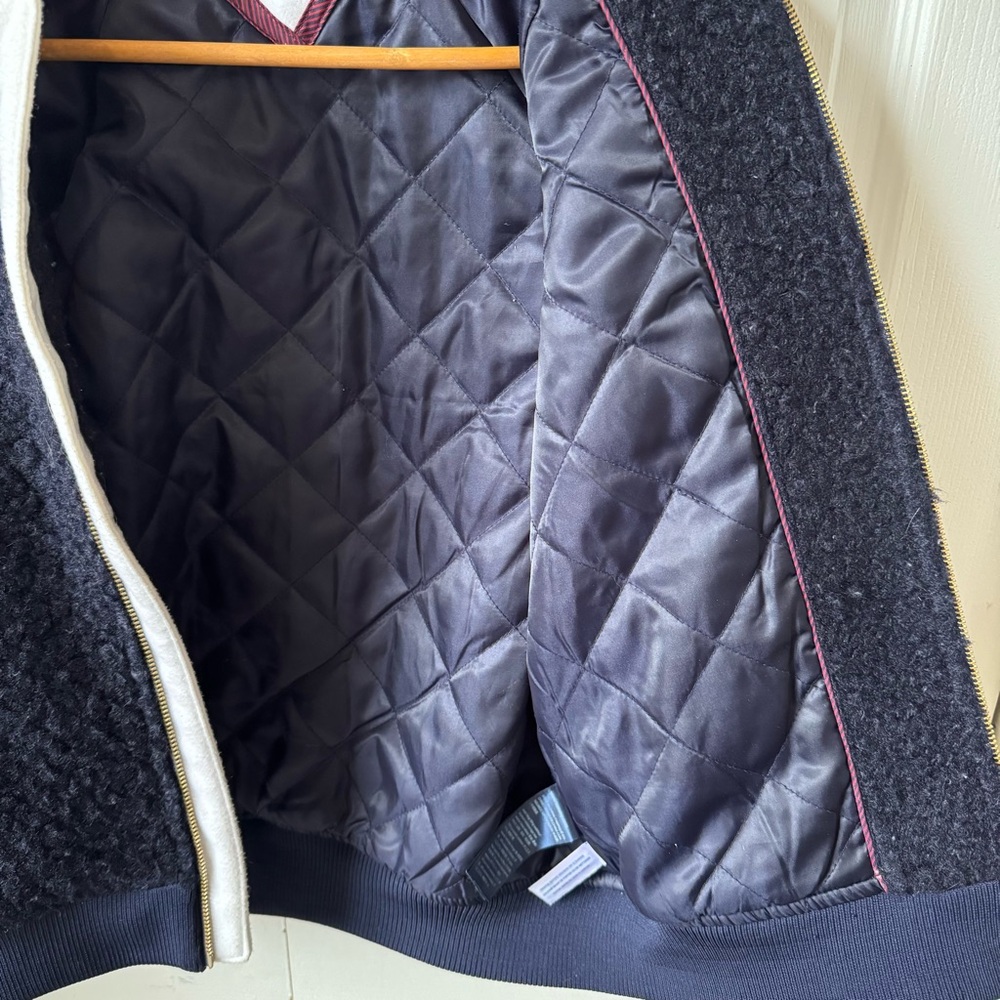 Tommy Hilfiger Black and White bomber Jacket - Picture 6 of 6